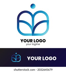 logo technology butterfly blue internet