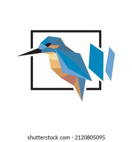 tecnología de logotipo dengan konsep burung