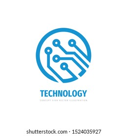 Similar Images, Stock Photos & Vectors of Technology - vector logo ...