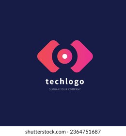 logo for technology and group working business 