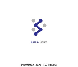 logo technology letter s. a combination of technology icons and the letter n into one logo that is unique and simple. white background. for company brand and graphic design. modern template.