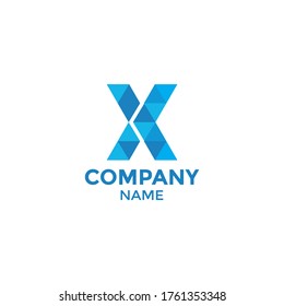 Logo Technology Vector Illustration Blue