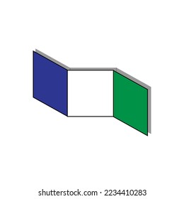 logo template with 3 box . suitable for company logos, restaurants, online shops, etc