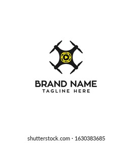 Logo Template About Aerial Photography and Videography With A Minimalist Simple Style