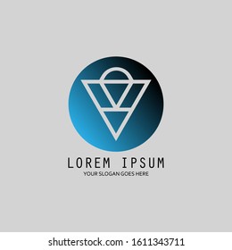 Logo template. Ancient design. Easy to edit and resize 