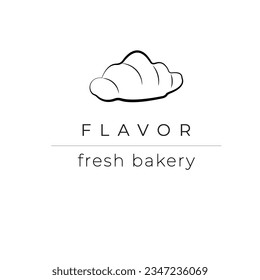 Logo-Vorlage für Bäckerei, Laden, Café. Vektorgrafik EPS10  
