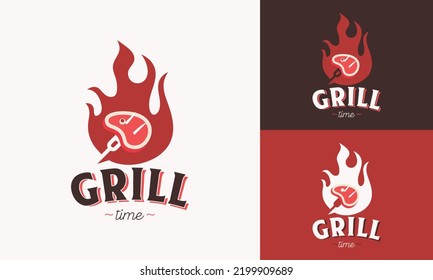 logo template for barbecue restaurant