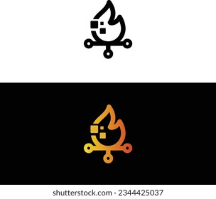 Logo-Vorlage für das Grillrestaurant
Brandflamme Logo Design Vektordesign-Tröpfchen-Form. Roter Tropfen Logotype Konzeptsymbol.
Set aus roter und orangefarbener Flamme. Kollektion des Heißflammenelements. Idee von