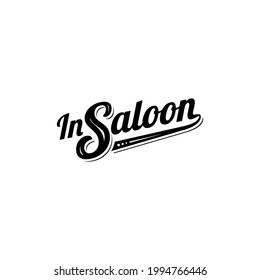 Logo template for barber shop.