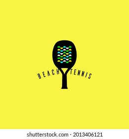 Logo Template For Beach Tennis.