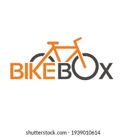 logo template for a bicycle container or bike box 