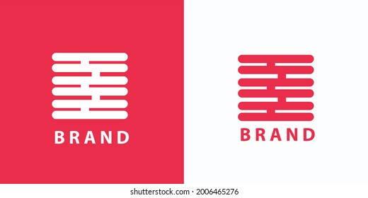 Logo-Vorlage. Logo kann für Symbole, Marken, Identität, App und Design-Vektorgrafik von Unternehmen verwendet werden
