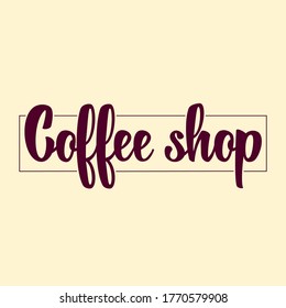 Plantilla de logotipo para una cafetería o cafetería. Emblemas, insignias, pegatinas. Elementos de diseño. Grabado a mano.