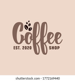 Plantilla de logotipo para una cafetería o cafetería. Emblemas, insignias, pegatinas. Elementos de diseño. Grabado a mano.