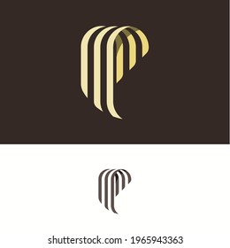 logo template combination shape and letter. ready for print and digital