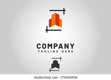 Logo Template Construction and real estate Company, used for brand mark, marketing, print, and website