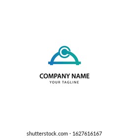 Logo Template construction Style clean urban, elegant and luxury. trend 2020 th.