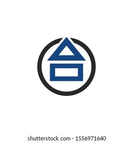 Logo template for contracting and home improvement companies. hammer symbol icon. contruction logo.