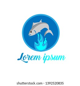 Logo Template Design for Cafe or restaurant