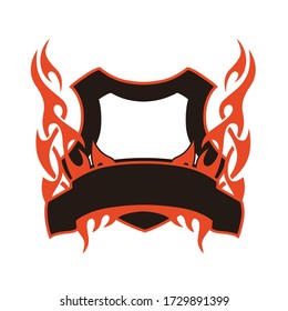 Logo template design for football clubs, schools
