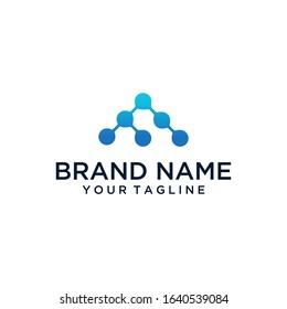 A LOGO TEMPLATE DESIGNS VECTOR