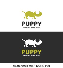Logo template. A dog image logo, suitable for business that is associated with pets.