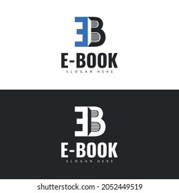 Logo-Vorlage. E-Book Logo Design. 

