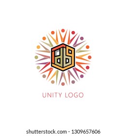 Logo template for education on white background