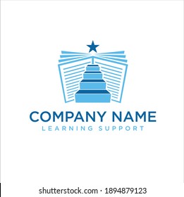 Logo template for educational and tutoring.