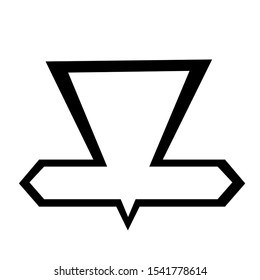 Logo template for esport with blank background
