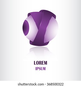 Logo template Eye. Vector  abstract icon, logo for your company. 