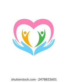 logo template for foundation or charity.