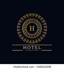 Logo Template Hotel Luxury Elegant Logo Stock Vector (Royalty Free ...