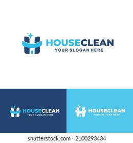 Logo Template House Clean and Fresh
