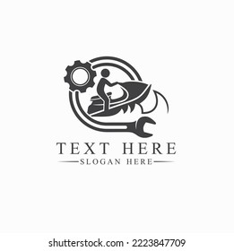 Logo Template For Jet Ski Repair Service