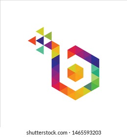 LOGO TEMPLATE LETTER B SIMPLE