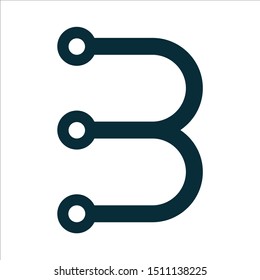 LOGO TEMPLATE LETTER B SIMPLE