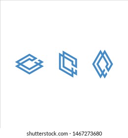 LOGO TEMPLATE LETTER C SIMPLE