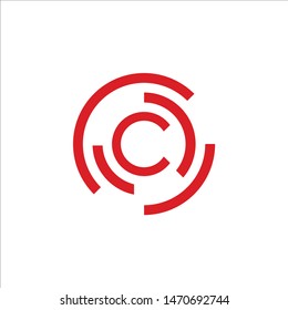 LOGO TEMPLATE LETTER C SIMPLE