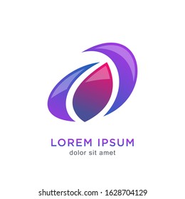 logo template letter a logo concept