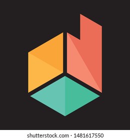 LOGO TEMPLATE LETTER D SIMPLE