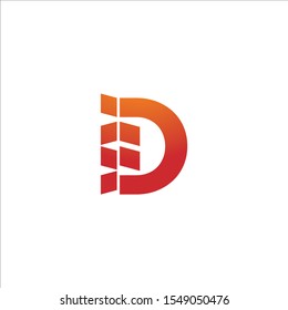 Logo Template Letter D Simple