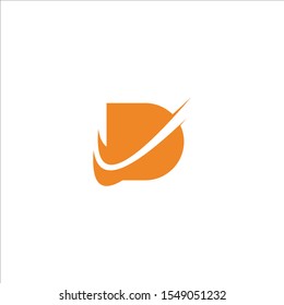 Logo Template Letter D Simple