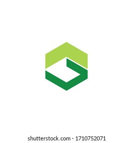 Plantilla de logotipo de letra g y flecha. Sencillo estilo plano. Plantilla de logotipo vectorial lista para su uso.