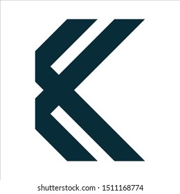 Logo Template Letter K Simple Stock Vector (royalty Free) 1511168774