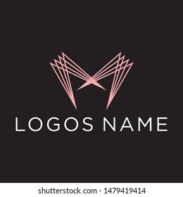 LOGO TEMPLATE LETTER M SIMPLE