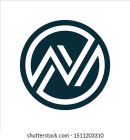 LOGO TEMPLATE LETTER N SIMPLE