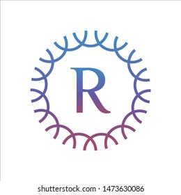 LOGO TEMPLATE LETTER R SIMPLE