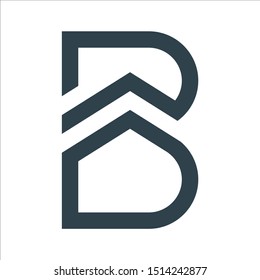 LOGO TEMPLATE LETTER R SIMPLE