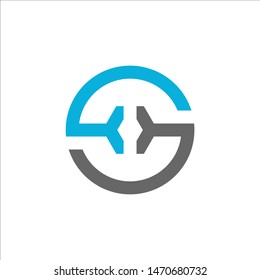 LOGO TEMPLATE LETTER S SIMPLE